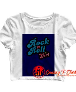 Rock n Roll Girl Crop Top Shirt