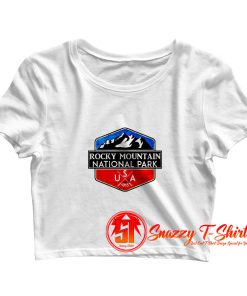 Rocky Mountain National Park Crop Top Shirt