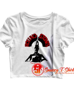 Rolling Stones Some Girls Crop Top Shirt