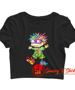 Rugrats Chuckie Finster All Cartoon Characters Crop Top Shirt