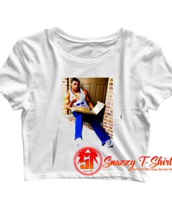 Rule Big and Tall Young Charles Barkley Eating Pizza Crop Top Shirt