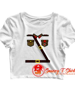 Russian Soldier Crop Top Shirt