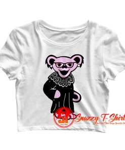 Ruth Bader Ginsburg Bear Crop Top Shirt