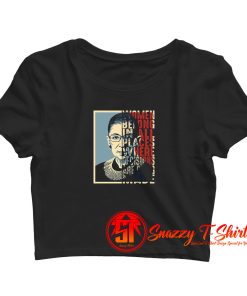 Ruth Bader Ginsburg Notorious RBG Crop Top Shirt