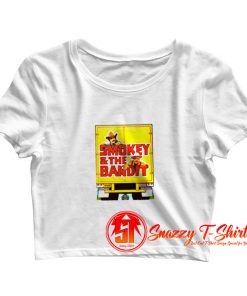 SMOKEY and the BANDIT Truck Loby Card Logo Crop Top Shirt