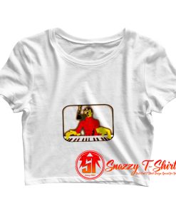 STEVIE WONDER Classic Vintage Crop Top Shirt
