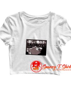 Sad Boys Club Crop Top Shirt