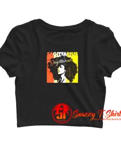 Sagitarius Zodiac Crop Top Shirt