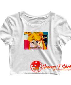 Sailor Moon Boys Are The Enemy Crop Top Shirt