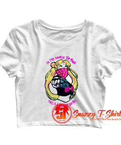 Sailor Moon In The Name Of The Moon Crop Top Shirt