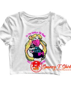 Sailor Moon Usagi Gangster Crop Top Shirt