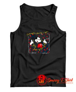 Saint Laurent Mickey Mouse Tank Top