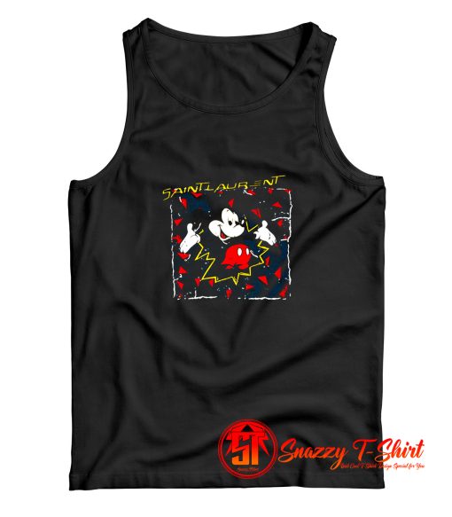 Saint Laurent Mickey Mouse Tank Top