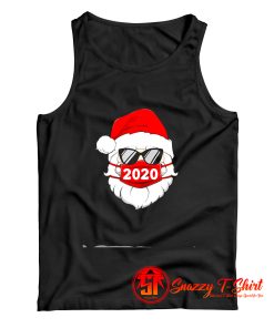 Santa Claus face mask 2020 Christmas Tank Top