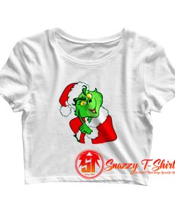 Santa Grinch Crop Top Shirt