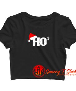 Santa Ho Ho Ho Crop Top Shirt