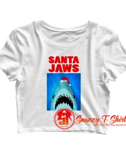 Santa Jaws Crop Top Shirt