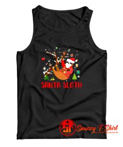 Santa Sloth Tank Top