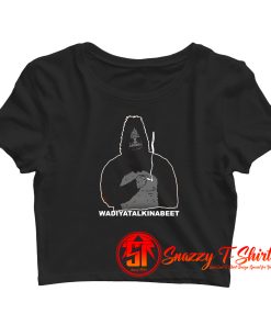 Sassy Sasquatch Popcorn The Big Lez Crop Top Shirt