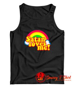 Satan Loves Me Rainbow Tank Top