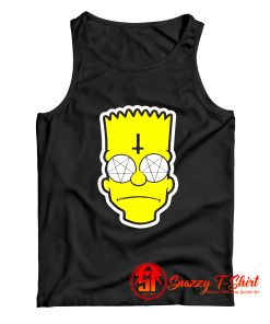 Satanic Bart Simpson Tank Top