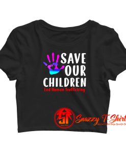 Save Our Children Crop Top Shirt