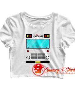 School Bus Crop Top Shirt
