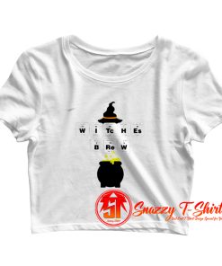 Science Teachers Chemistry Women Witches Crop Top Shirt