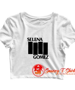 Selena Black Flag TB Crop Top Shirt