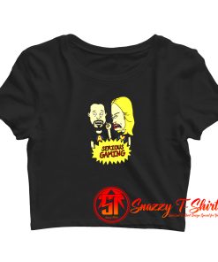 Serious Gaming Butthead Crop Top Shirt