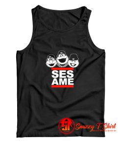 Sesame Street Characters DMC Parody Tank Top