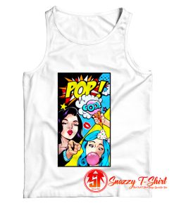Sexy Pop Art Warhol Lichtenstein Comic Book Tank Top