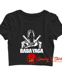 Shadow John Wick Dual Handguns The Babayaga Crop Top Shirt