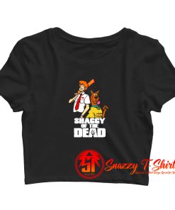 Shaggy Of The Dead ScoobyDoo Mystery Crop Top Shirt