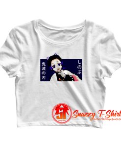 Shinobu Kochou Demon Slayer kimetsu no yaiba anime Crop Top Shirt
