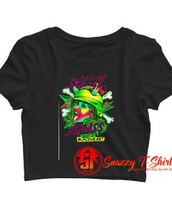 Shotzi Blackheart Ballsy Badass Crop Top Shirt