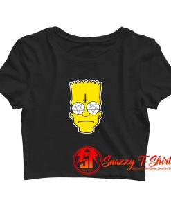 Simpson Satanic Crop Top Shirt