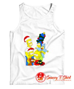 Simpsons Christmas Family Tank Top