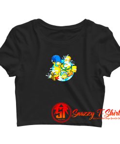 Simpsons Crop Top Shirt