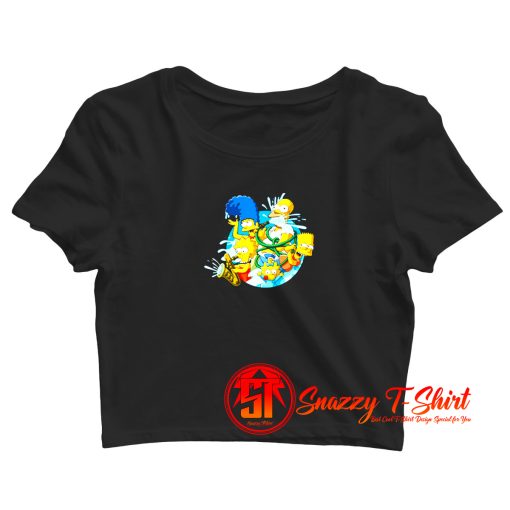 Simpsons Crop Top Shirt