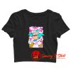 Simpsons Krusty The Clown With An Arrow Crop Top Shirt