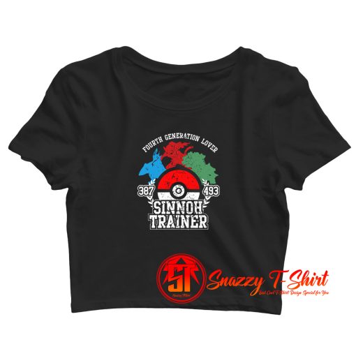 Sinnoh Trainer Crop Top Shirt