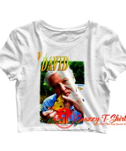 Sir David Attenborough Crop Top Shirt