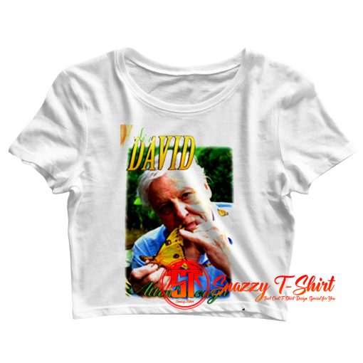 Sir David Attenborough Crop Top Shirt
