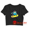 Skateboard Birthday Crop Top Shirt