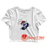 Skateboard Bunny Crop Top Shirt