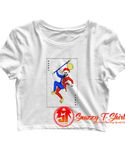 Skeleton Dancing Christmas Day Crop Top Shirt