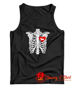 Skeleton Rib Cage Pembroke Welsh Corgi Dog Tank Top