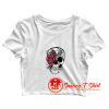 Skull Flower Crop Top Shirt