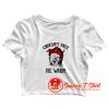 Skull crochet fast die warm Crop Top Shirt